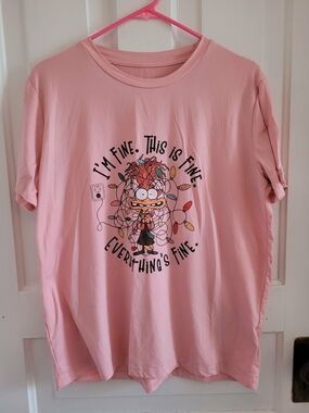 Pink Graphic Tee Disney's inside out.